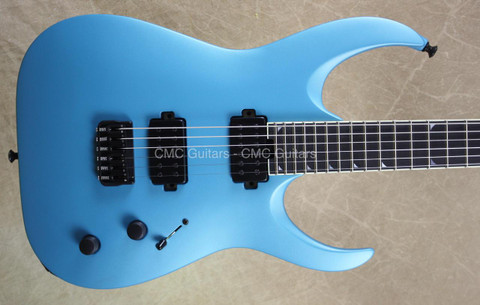 Jackson USA Misha Mansoor Juggernaut HT6 Matte Blu Frost Guitar