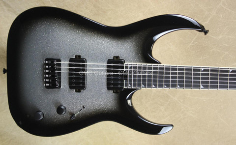 Jackson USA Misha Mansoor Juggernaut HT6 Silver Burst Sparkle Guitar