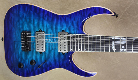 Jackson USA Misha Mansoor Juggernaut HT7 Bulb Laguna Burst 7 String Guitar