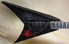 Jackson USA Custom Shop KV2 King V 1 Hum Baphomet Black Guitar