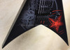 Jackson USA Custom Shop KV2 King V 1 Hum Baphomet Black Guitar