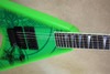 Jackson USA Custom Shop KV2 King V 1 Hum Baphomet Kawasbi Green Guitar
