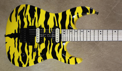 Jackson Pro Series DK2M Dinky Limited Run Yellow Tiger Guitar