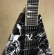 Jackson USA Custom Shop Double Rhoads King V Black White Splatter Guitar