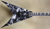 Jackson USA Custom Shop Double Rhoads King V Black White Splatter Guitar