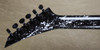 Jackson USA Custom Shop Double Rhoads King V Black White Splatter Guitar