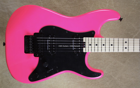 Charvel Pro Mod SoCal Style Neon Pink Guitar