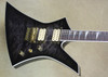 Jackson USA Custom Shop KE2 Kelly Flat Top Trans Black NAMM Guitar