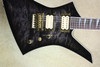 Jackson USA Custom Shop KE2 Kelly Flat Top Trans Black NAMM Guitar