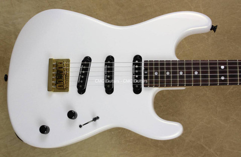 Charvel USA Custom Shop San Dimas 3Tite Lambo White Guitar