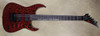 Charvel USA Custom Shop Dinky DK Rocket Red Black Crackle Guitar