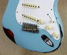 Fender Custom Shop Strat Mischief Maker Heavy Relic Daphne Blue Stratocaster Guitar 