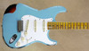 Fender Custom Shop Strat Mischief Maker Heavy Relic Daphne Blue Stratocaster Guitar 