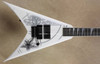 Jackson USA Custom Shop KV2 King V 1 Hum Baphomet Snow White Guitar