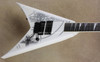 Jackson USA Custom Shop KV2 King V 1 Hum Baphomet Snow White Guitar