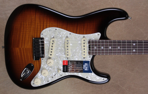 Fender American Stratocaster 2016 Limited Edition Elite Strat 2 Tone Sunburst Guitar
