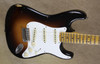 Fender Custom Shop Limited '56 Relic Stratocaster Wide Fade 2 Tone Sunburst Strat Guitar