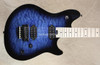 EVH Wolfgang Standard Trans Blue Burst Guitar Upgraded with FU Tone Brass Block