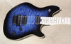 EVH Wolfgang Standard Trans Blue Burst Guitar Upgraded with FU Tone Brass Block