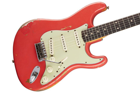 Fender Custom Shop LTD John Cruz Masterbuilt Gary Moore Strat Fiesta Red Stratocaster Guitar