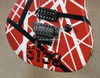 EVH Striped Series 5150 Red Black and White Guitar