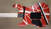 EVH Striped Series 5150 Red Black and White Guitar