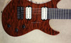 Jackson USA Custom Shop NAMM Show B7 Soloist Rootbeer Quilt Top 7 String Guitar
