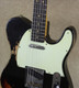 Fender Custom Shop 60's Relic LTD Edition NAMM Telecaster Black Over 3 TSB Tele Guitar 