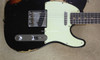 Fender Custom Shop 60's Relic LTD Edition NAMM Telecaster Black Over 3 TSB Tele Guitar 