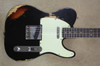 Fender Custom Shop 60's Relic LTD Edition NAMM Telecaster Black Over 3 TSB Tele Guitar 