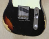 Fender Custom Shop 60's Relic LTD Edition NAMM Telecaster Black Over 3 TSB Tele Guitar 
