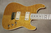 Charvel USA Custom Shop San Dimas Slab Flat Top Trans Amber Guitar