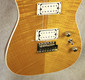 Charvel USA Custom Shop San Dimas Slab Flat Top Trans Amber Guitar