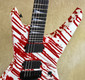 Jackson USA Custom Shop WR1 Warrior Red Blood Splatter Guitar