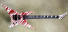 Jackson USA Custom Shop WR1 Warrior Red Blood Splatter Guitar