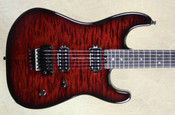 Charvel USA San Dimas Custom Shop 2H Cabernet Burst Guitar