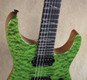 Jackson USA Custom Shop SL2H-MAHQ Soloist Gator Green Guitar