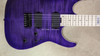ESP USA M-II Trans Purple Sunburst Flame Top Guitar