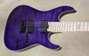 ESP USA M-II Trans Purple Sunburst Flame Top Guitar