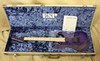 ESP USA M-II Trans Purple Sunburst Flame Top Guitar
