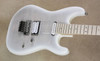 Charvel USA San Dimas Custom Shop Flame Top Trans White Guitar