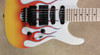 Jackson USA Custom Shop SL1 Soloist Hot Rod Flames Snow White Guitar