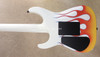 Jackson USA Custom Shop SL1 Soloist Hot Rod Flames Snow White Guitar