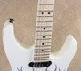 Jackson USA Custom Shop SL1 Soloist Hot Rod Flames Snow White Guitar