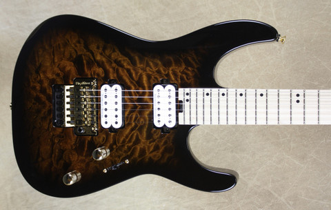 Charvel Pro Mod Dinky DK24 FR M QM Rootbeer Burst Guitar