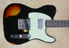 Fender Custom Shop Tele 2018 LTD Reverse Custom HS Heavy Relic Telecaster Black