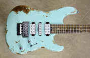 Charvel USA Custom Shop Special Edition San Dimas HSH Relic Surf Green Guitar