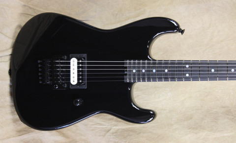 Charvel USA Custom Shop San Dimas 1H Black Ebony Guitar
