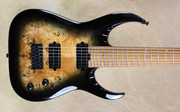 Jackson Pro Series Misha Mansoor Juggernaut HT7 Black Burst Burl 7 String Guitar