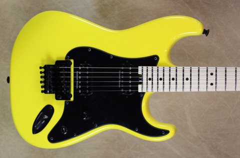Charvel USA SoCal Custom Shop 2H Graffiti Yellow Guitar